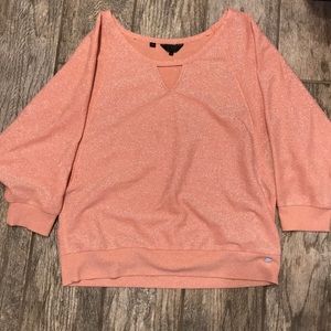 Sparkly pink Guess blouse